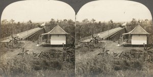Ryhmä 14 stereografia Afrikasta ja näyttelijöistä, 1850-1910.