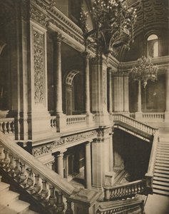 "Ulkoministeriön portaiden marmorikaiteet", n. 1935.