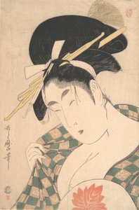 Kurtesaani, 1700-luvun loppu - 1800-luvun alku. tekijältä Kitagawa Utamaro