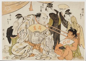 Peli niskavedolla tekijältä Kitagawa Utamaro