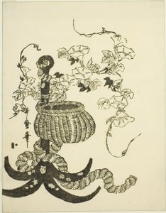 Sovitus aamun loistoista (Asagao) tekijältä Kitagawa Utamaro