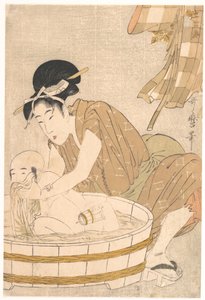 Kylpyaika (Gyōzui) tekijältä Kitagawa Utamaro