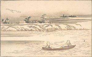 Ehon Ginsekain kirja Maailma hopeana, 1700-luvun loppu - 1800-luvun alku. tekijältä Kitagawa Utamaro