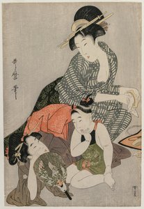 Puhdistuskammat, c. 1790-luvun lopulla. tekijältä Kitagawa Utamaro