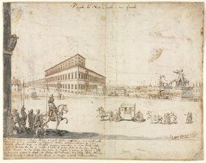 Kahdeksantoista näkymää Roomaan: Quirinale tekijältä Kitagawa Utamaro