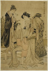 Elegant Pleasures: The Scent of Flowers, dreta (Furyu hana no ka asobi, jo) finlandès tekijältä Kitagawa Utamaro