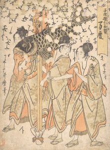Lantern Float, 1800-luvun alku. tekijältä Kitagawa Utamaro