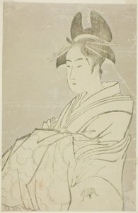 Miyato of tee ogi ya, wo back ts edge ts that Camellia suunnittele d tutkimusta tekijältä Kitagawa Utamaro