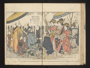 Paraati pitkin kirsikankukkaa tekijältä Kitagawa Utamaro