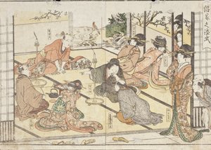 Käyttäytymissäännöt huvialueilla tekijältä Kitagawa Utamaro