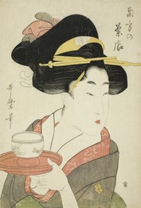 Eteläinen teehuone tekijältä Kitagawa Utamaro