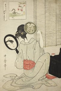 Takashima Ohisa, n. 1795 tekijältä Kitagawa Utamaro