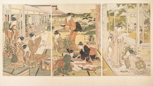 Neljä taitoa (Kinkishoga) tekijältä Kitagawa Utamaro