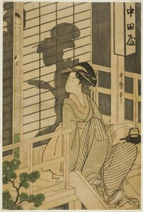 Itäinen teehuone tekijältä Kitagawa Utamaro