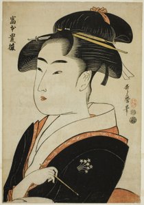 Toyohina Tomimoto, te-sarjasta ``fa-verkoston kauneus s of Edo (Edon vanha nimi kauneus)