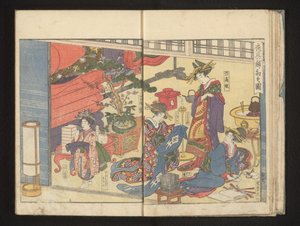 Juhlavalmistelut tekijältä Kitagawa Utamaro