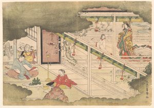 Tapaus Ise-tarinoista (Ise Monogatari) tekijältä Kitao Shigemasa
