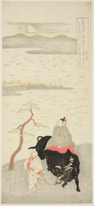 Runoilija Sugawara Michizane tekijältä Kitao Shigemasa