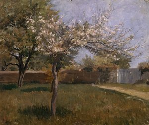 Ei otsikkoa kirjoitettu dias (maalaus) tekijältä Kitty Lange Kielland