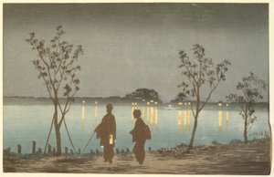Yö Sumida-joella tekijältä Kiyochika Kobayashi