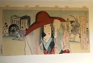 Sei Shōnagon, aus der Serie Alte Muster tekijältä Kobayashi Kiyochika