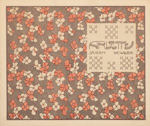 Arlette silkkikangas, 1901. tekijältä Koloman Moser