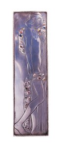 A Wiener Werkstatte Single Bed -paneeli, n. 1904 (metalli)