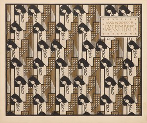Seinäkoriste joulukuu, 1901. tekijältä Koloman Moser
