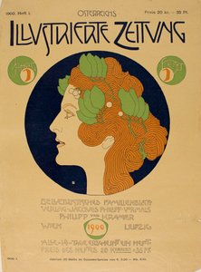 Itävallan kuvitettu sanomalehti, 1900. tekijältä Koloman Moser