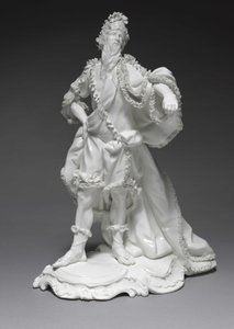 Oceanus, Frankenthalin posliinitehdas, Saksa, n. 1765 tekijältä Konrad Linck