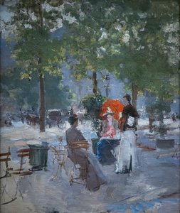Pariisin kahvilassa tekijältä Konstantin Alekseevich Korovin