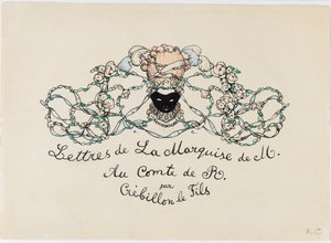 Pikkukuva elokuvasta Le Livre de la Marquise, 1907. tekijältä Konstantin Andreevic Somov