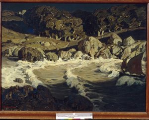 ""Yö merellä" (Night At Sea) Konstantin Bogajevskin (1872-1943) maalaus Koko 109x144,5 cm 1903 Valtion A Radishchev Art Museum, Saratov