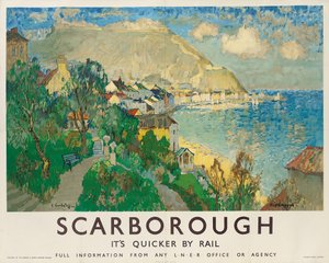 Mainosjuliste Scarboroughiin