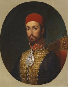 Sulttaani Abdülmecid I:n muotokuva, n. 1846 tekijältä Konstantin Johann Franz Cretius