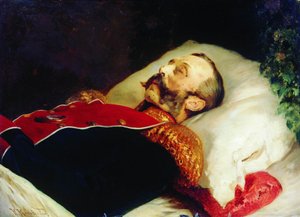 Konstantin Makovski Aleksanteri II näyttämöllä 1881