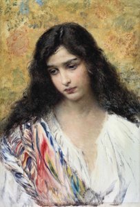 Venäläinen kaunotar tekijältä Konstantin Makovsky