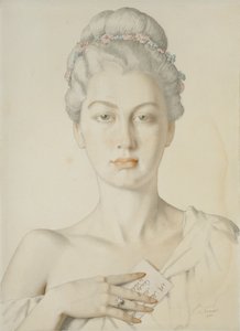 Kuvitteellinen muotokuva Cécile de Volangesista Choderlos de Laclosin "Vaaralliset yhteydet", 1934