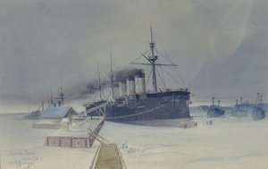 Panssariristeilijä Rossia, 1897 tekijältä Konstantin Vasilyevich Isenberg