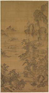 Vuoristotori, kirkas ja nouseva sumu tekijältä Korea, Joseon dynasty