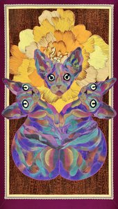 Värikäs Sphynx-kukinta
