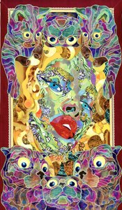 Surrealistinen kissamosaiikki