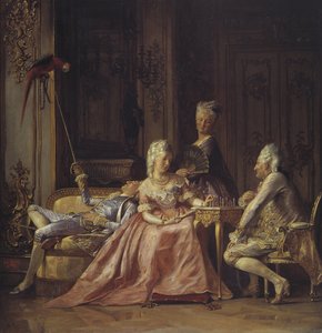 Kohtaus Christian VII:n hovista