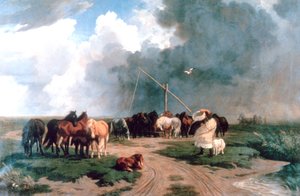 Hevoset myrskyssä, 1862