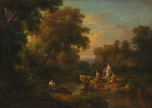 Diana ja hänen nymfinsä, 1853.