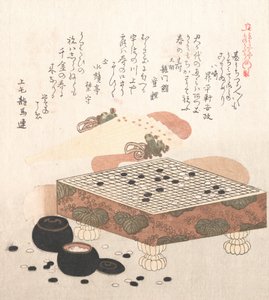 Go Game -asu, 1800-luku. tekijältä Kubo Shunman