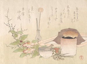 Astesarja teeseremoniaa varten, 1800-luku. tekijältä Kubo Shunman