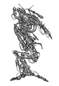 Futuristinen robottianatomia tekijältä Kulik