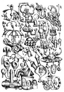 Oudon surrealistisia olentoja tekijältä Kulik