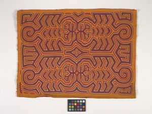 Paitapaneeli (Mola) (kuva) tekijältä Kuna Indian Culture